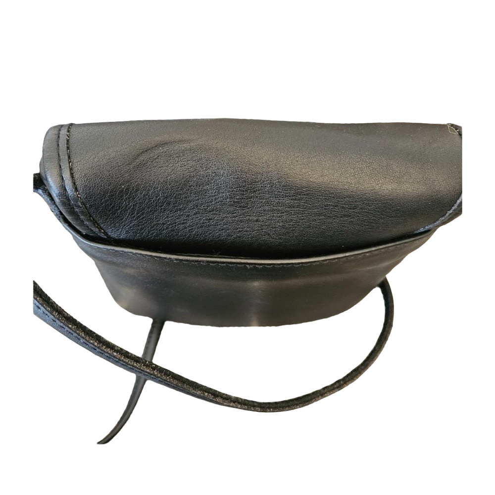 😊SOLD😊 Coach Vintage Tango Flap Black Leather with Nickel Hardware - Picture 5 of 13
